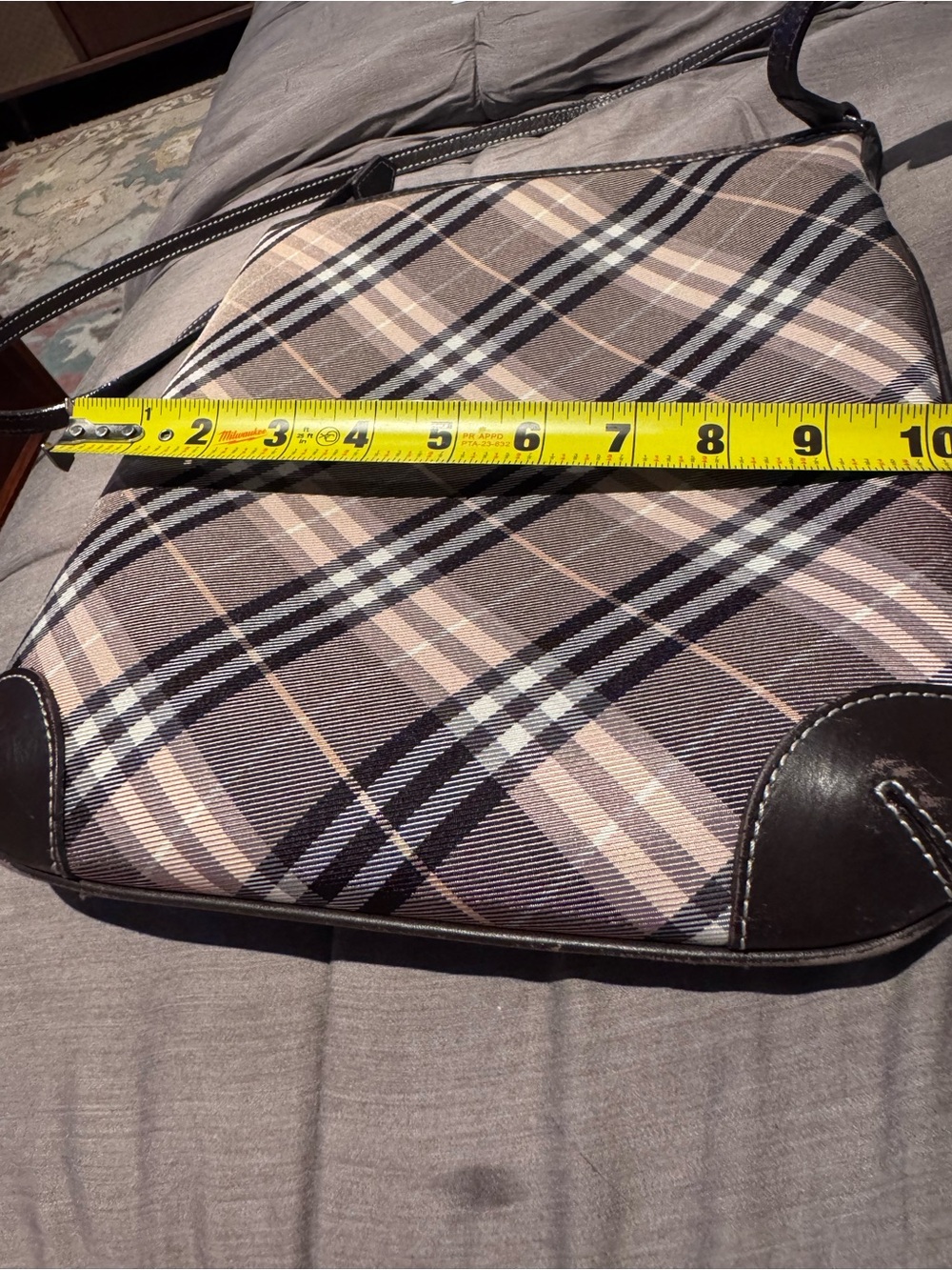 Burberry Classic Plaid Crossbody Bag - - Picture 16 of 16
